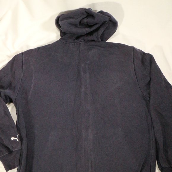 PUMA Oversize Logo Zip Up Hoodie Size MEDIUM Men - Picture 5 of 9